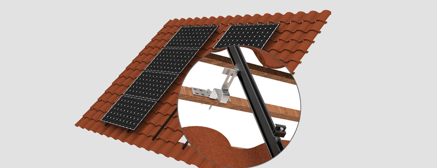 Tile Roof Hook 66# Solar Mounting