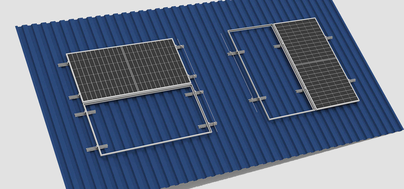 π MiniRail System Solar Mounting